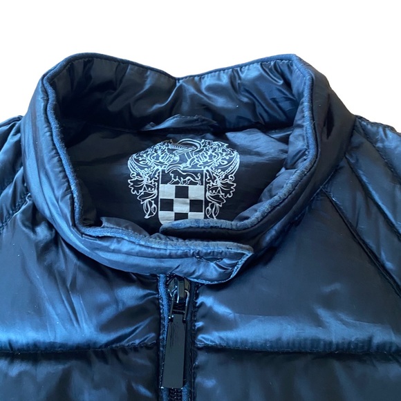 Vince Camuto Black Packable Puffer Zip-Front Jacket Size Medium - Picture 2 of 14